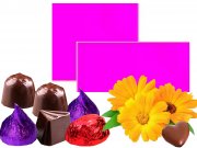 Pink matt Pralinenfolie 1kg/Pack. 10 �m stark f�r Pralinen, Tr�ffel und Schokoladen Confiseriefolie