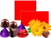Rot gl�nzende Pralinenfolie 1kg/Pack. 10 �m stark f�r Pralinen, Tr�ffel und Schokoladen Confiseriefo