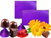 Lila gl�nzend Pralinenfolie 1kg/Pack. 10 �m stark, Pralinen-, Tr�ffel- und Schokoladenfolie
