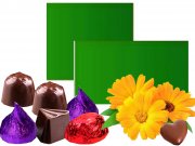Dunkelgr�n gl�nzend Pralinenfolie 1kg/Pack. 10 �m stark, Pralinen-, Tr�ffel- und Schokoladenfolie