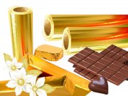 goldene Alufolie 20�m Rolle 40 cm x 45 lfm 1kg extra stark Gold gl�nzende, glatte Alufolie