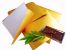 Butterfolie Gold 180x180mm-1kg/Pack einseitig beschichtetes Papier, wachskaschiert und fettdicht