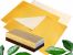 Diamant Alufolie 100 Blatt (220gr.) 200 x 250 mm, 15�m, Gold seidengl�nzend fertige Zuschnitte