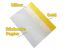 30 Blatt (40gr.) 120x155 mm Butterfolie, Farbe Gold seidengl�nzend, fettdicht & wachskaschiert