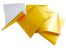 30 Blatt (20gr.) 100x100 mm Butterfolie, Farbe Gold seidengl�nzend, fettdicht & wachskaschiert