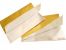 Gold Aluminiumfolie gepr�gt 500 Blatt Box 23x27cm, fertige Zuschnitte Schokoladen-Einwickelfolie