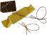 100 x Zierschleife aus Ziergummiband in Farbe Gold oder Silber kleine Geschenkschleife dehnbar