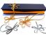 Gummiband-Schleife 100 St�ck, 12 cm Umfang in Farbe Gold & Silber Fertigschleife Ziergummiband