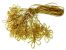 XXL Gummiband-Schleife 100 St�ck, 70 cm Umfang in Farbe Gold & Silber Fertigschleife Ziergummiband